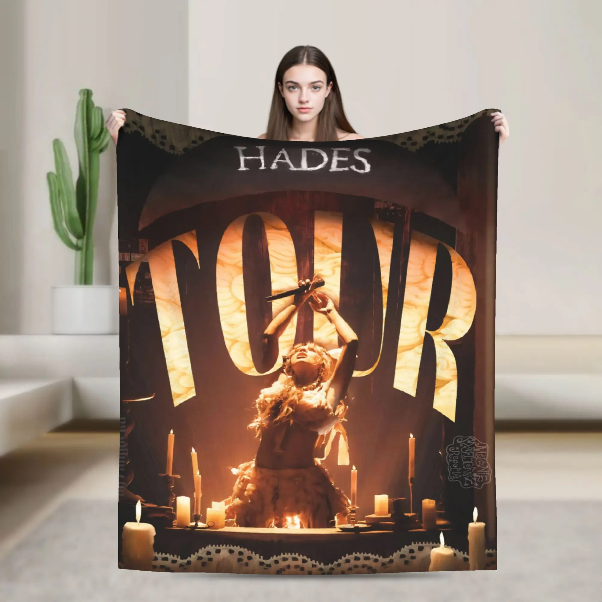 HADES SACRIFICE Melanies Martinez Merch Blankets Lightweight Thin Velvet  Throw Blankets Comfortable Bedspreads