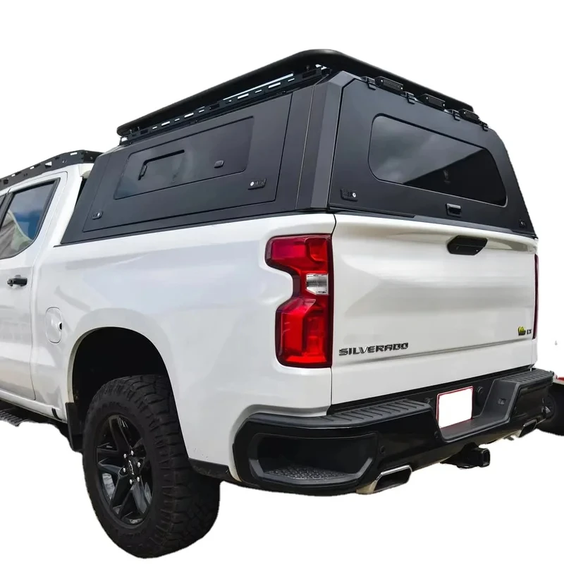 

4x4 Pick up Aluminum Canopy Foldle Truck Hard Top Canopy for silverado 2022+