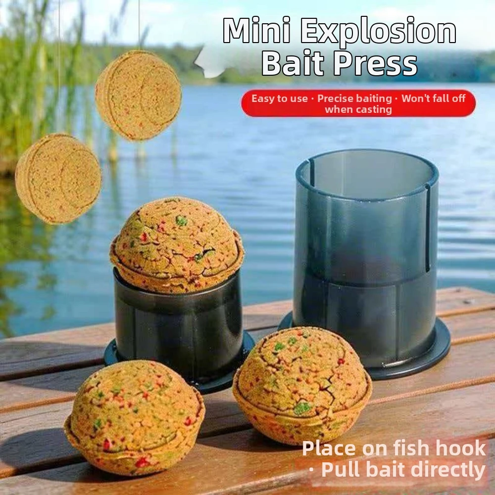 

Random Color Bait Ball Maker Spherical Shape Round Rolling Fishing Bait Compressor Squeezing Type Softening Pellets