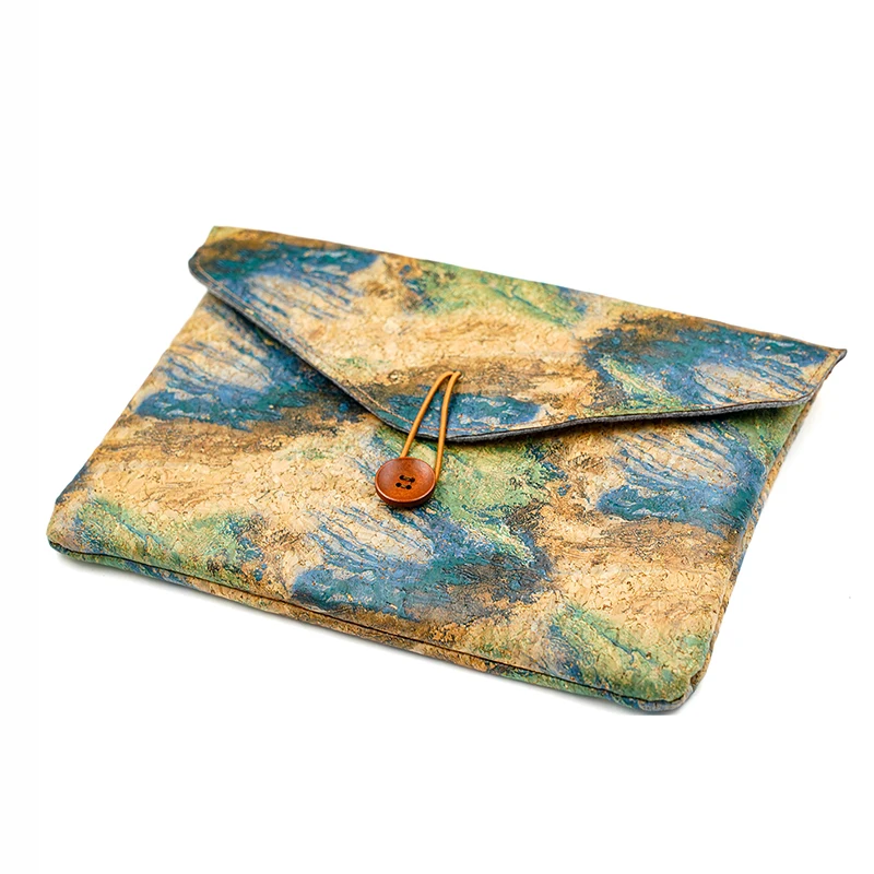 Retro Thin Soft Cork Cloth Tablet Bag Protective Cover 8.3/11/12.9/13 Inch Sleeve For iPad Mini Air 10.5