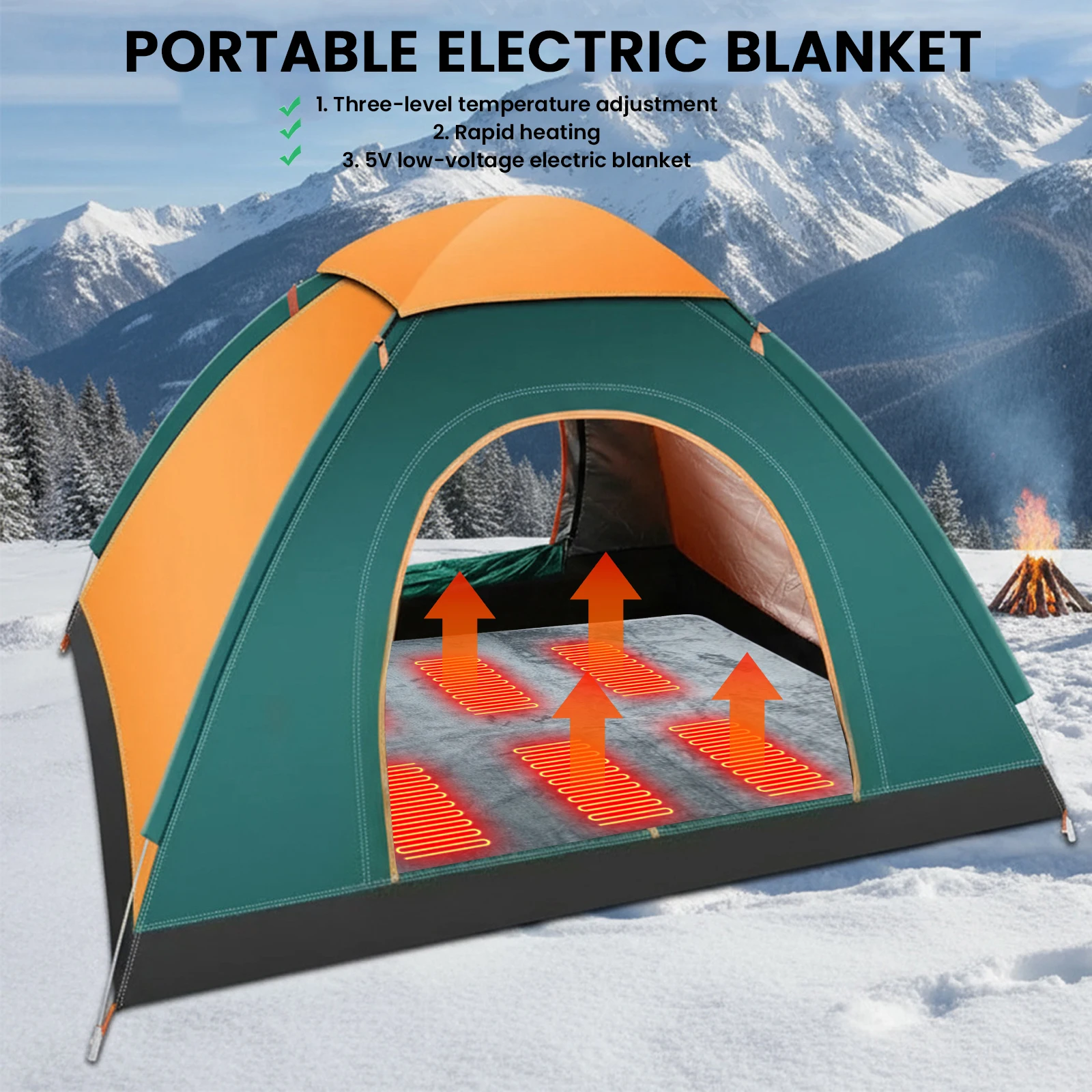 Almofadas de aquecimento elétr - Outdoor Camping Zone avaliação e preço