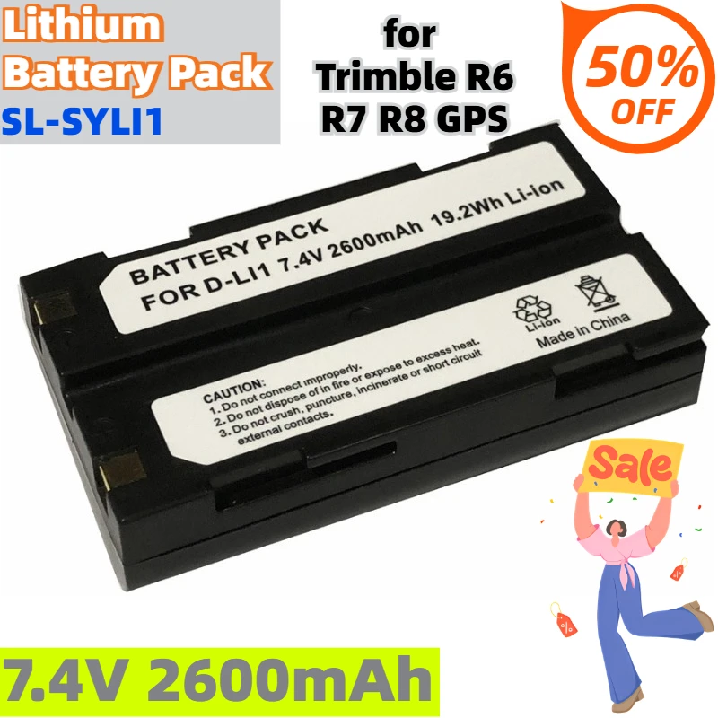 

52030 7.4V 2600mAh Lithium Battery Pack,for Trimble R6 R7 R8 GPS