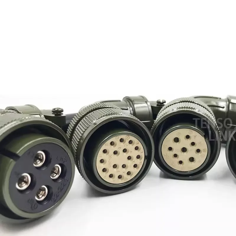 Electric Aviation Waterproof Plugs and Receptacles 22-22 20-18 Bayonet Fiber Optic Connectors for Fanuc Mitsubishi