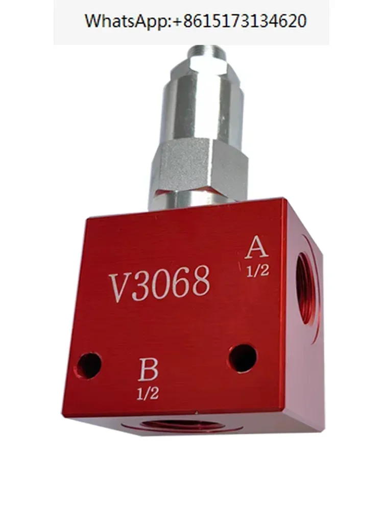 Pressure valve V3068, manually adjustable hydraulic valve, , pressure regulating valve
