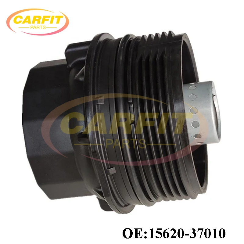 High Quality OEM 15620-37010 1562037010 Oil Filter Housing Cap Assembly For Toyota Corolla Matrix Prius V CT200h 1.8L Auto Parts