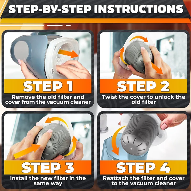 WHYY-Black And Decker Dustbuster 필터 VF110 필터 Black And Decker 휴대용 진공 필터