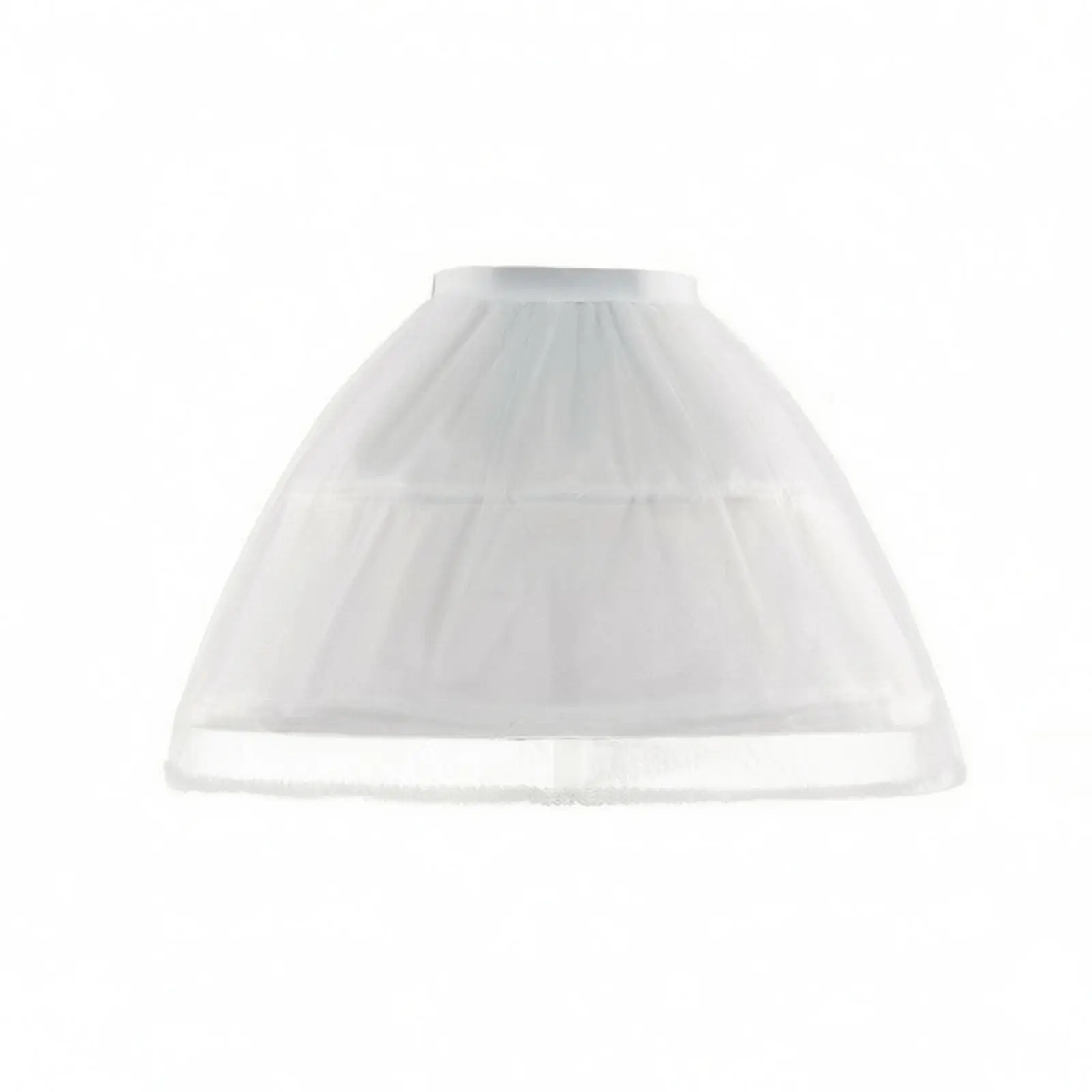 Waist-Length Petticoat with Steel Hoops Voluminous Lolita Petticoat Structured Cage Skirt for Cosplayers, Stage Costumes