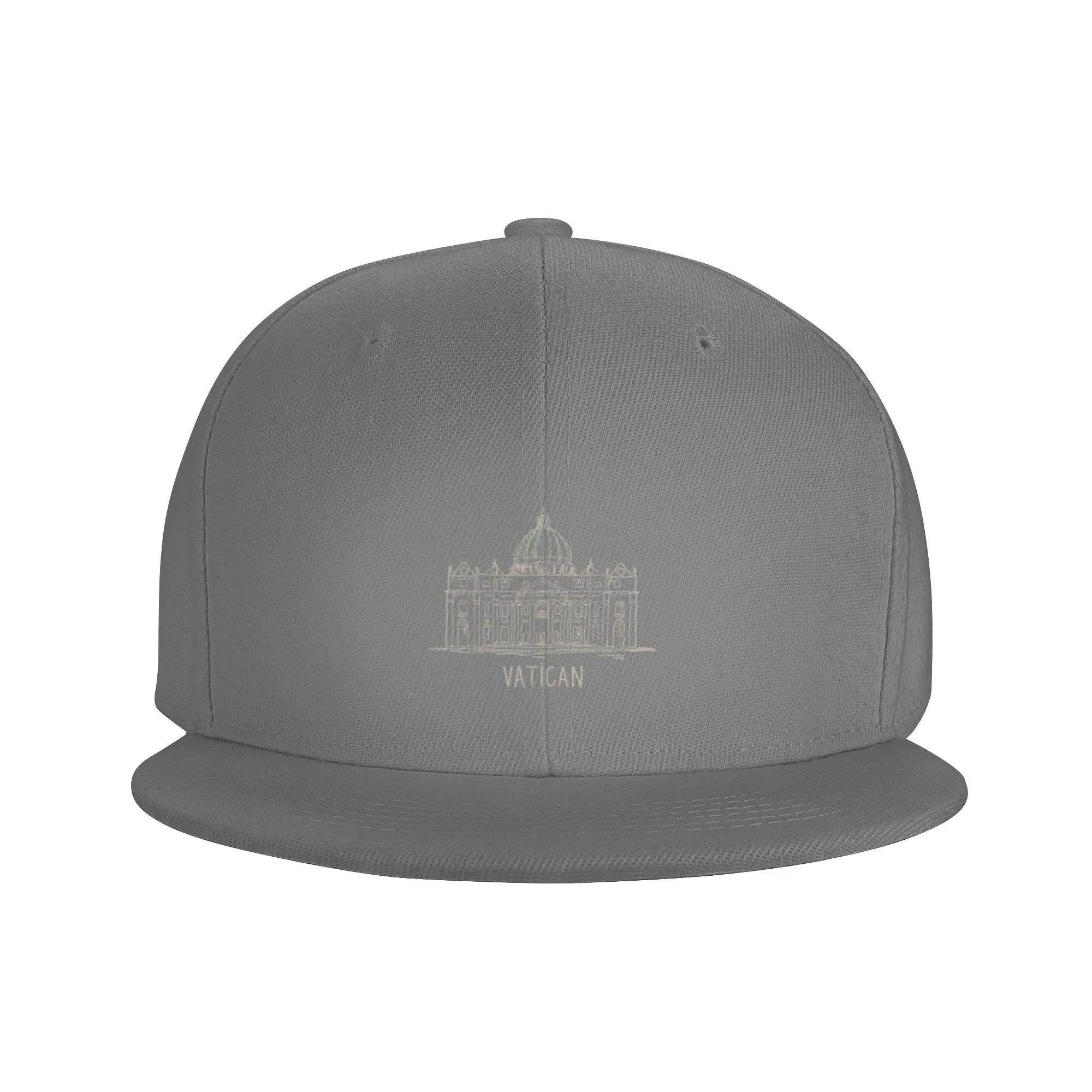 Fashion Vatican City Flat Brim Sun Hat  Suitable For Oval Faces Sharp Visors