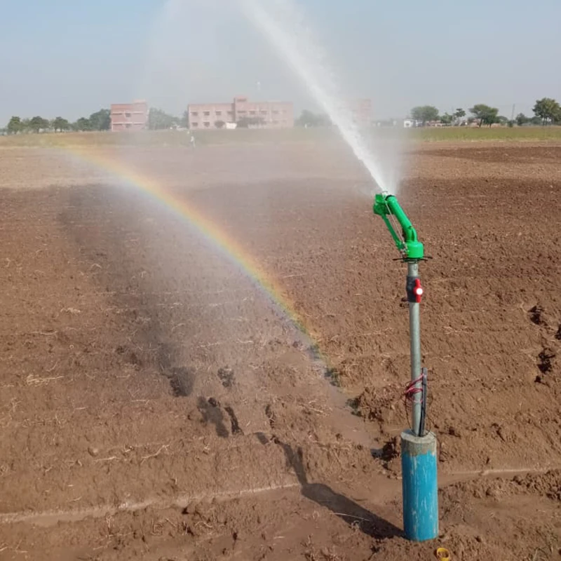 

Economical Uniform Spraying 1.5 Inch 41m Green Agricultural Water Cannon Rain Gun Sprinkler With Full Nozzles