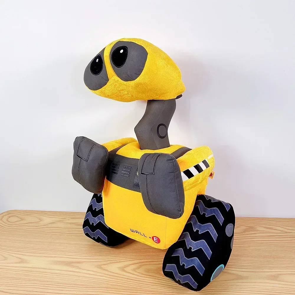 55cm WALL-E Żywy Robot Pluszak Wall E Minion Robot Model Miękka Wypchana Lalka Pluszowa Zabawka Disney Kreskówka Dekoracja Domu Prezent dla Niemowląt i Dzieci