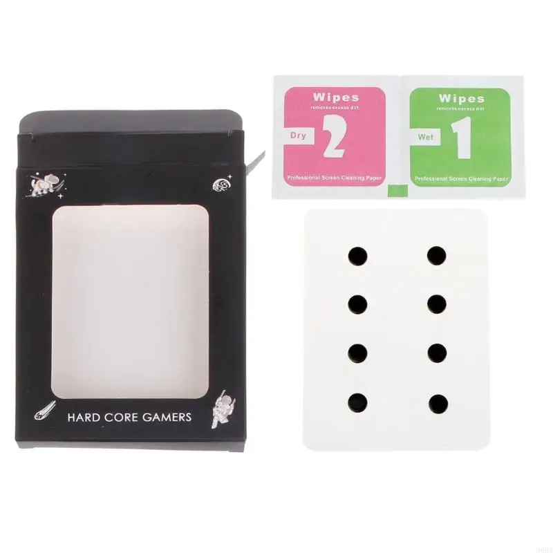96BA Glass Mouse Skates Diy Universal Dot Cepat dan Tahan Tahan Leluncur Tikus Tikus Antislip Mouse Pads