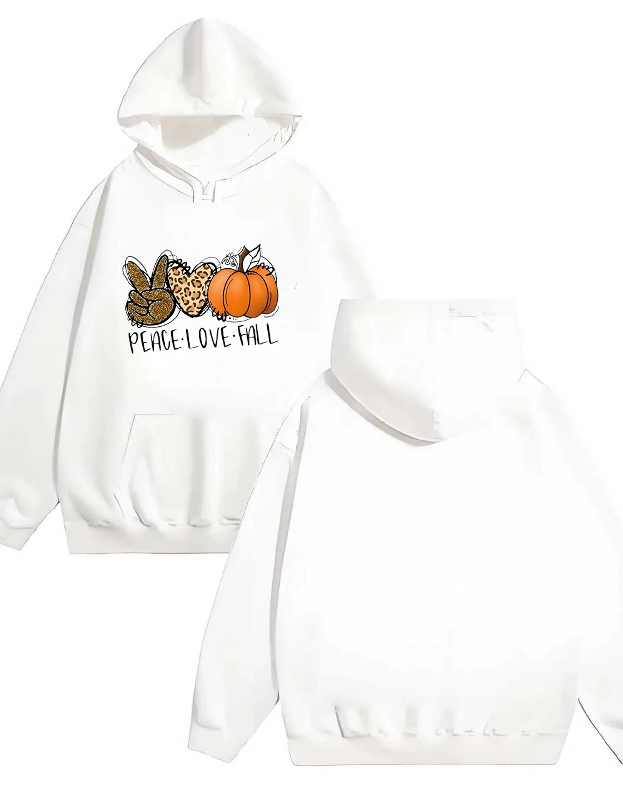 The new fashion 330 gram thick men's and women's hoodie with cartoon prints in 2025 is comfortable loose and casual