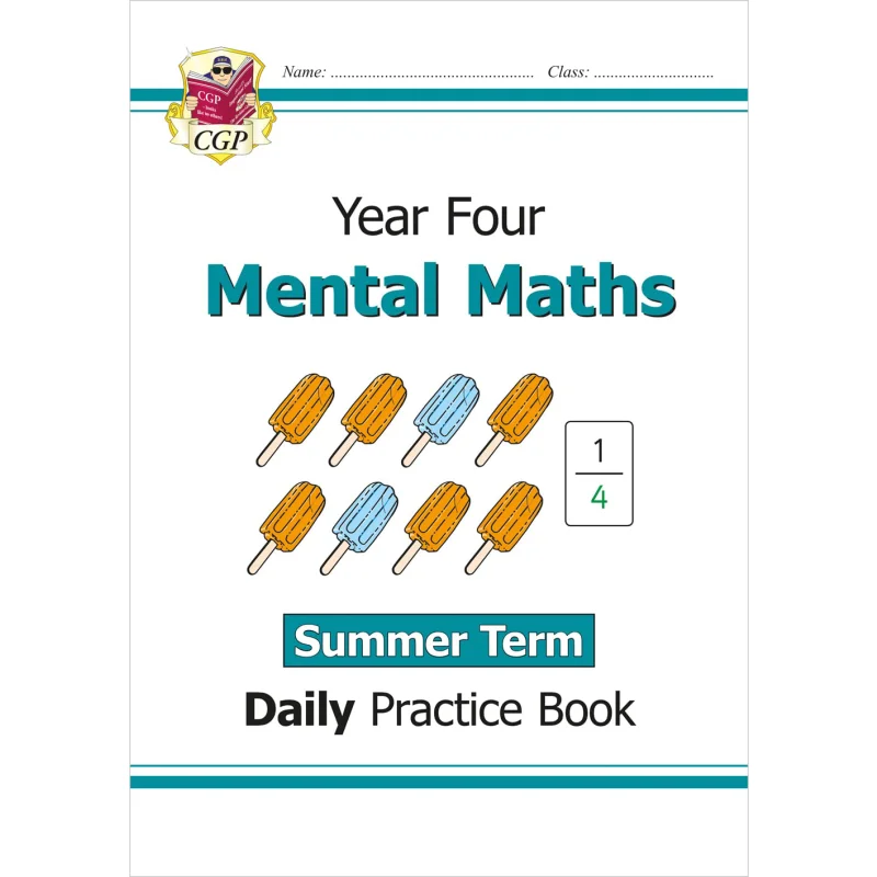 

Новая книга для ежедневной практики Mental Math KS2, год 4, летний терминал, книги CGP, координация групп, публикации 9781789087758 Книга