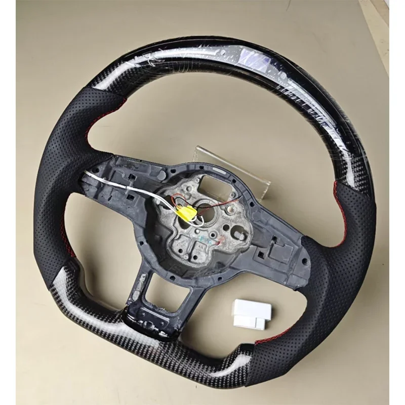 Factory Customized Carbon Fiber Steering Wheel for BMW Benz Audi Tesla All Cars