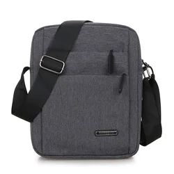 Men Oxford Cloth Shoulder Bag Messenger Bag Casual  Zipper Pocket Handbag Fashion Tote Travel Male Crossbody Bags