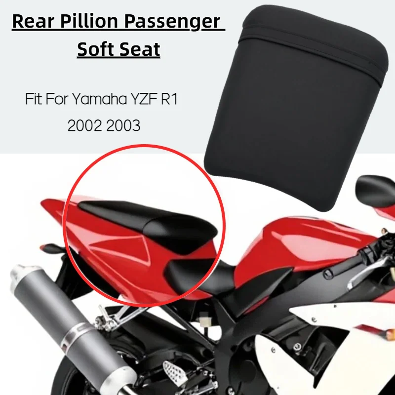 

Мягкая подушка заднего пассажирского сиденья для Yamaha YZF R1 2002 2003 YZF-R1 yzf r1 02 03, аксессуары для мотоциклов