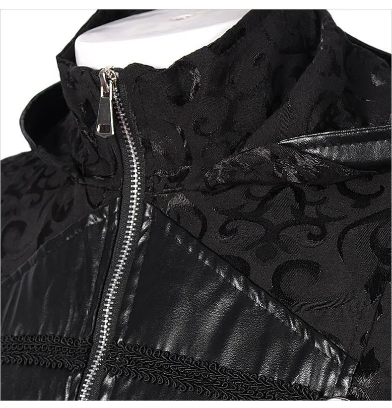 Cappotto lungo gotico Bla Winter Warm Thiened loween Colore adulto Mattina Passeggiata piacevole Sle Tradizionale cinese C...