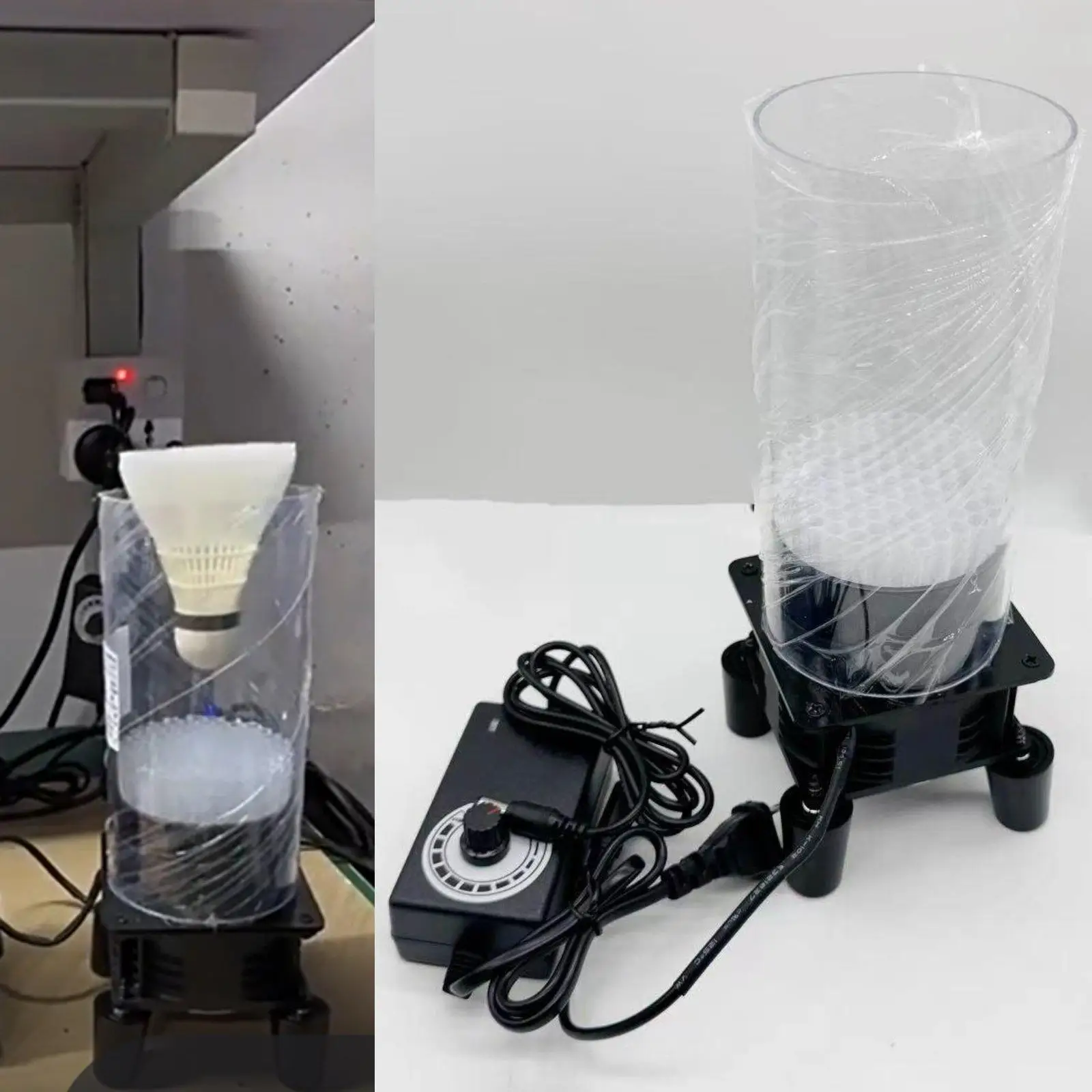 

Shuttlecock Stability Testing Equipment ABS Repair Machine Badminton Accessory Restoration Tool for Outdoor Indoor