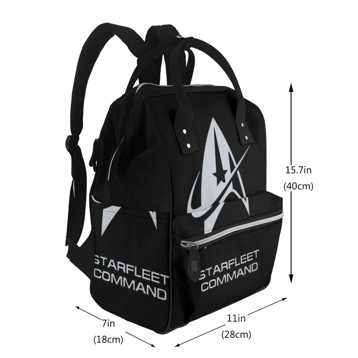 Star Treks Science Fiction TV Series Student Backpack School Bag Hiking Travel Daypack for Men Women Bookbag Shoulder Bags