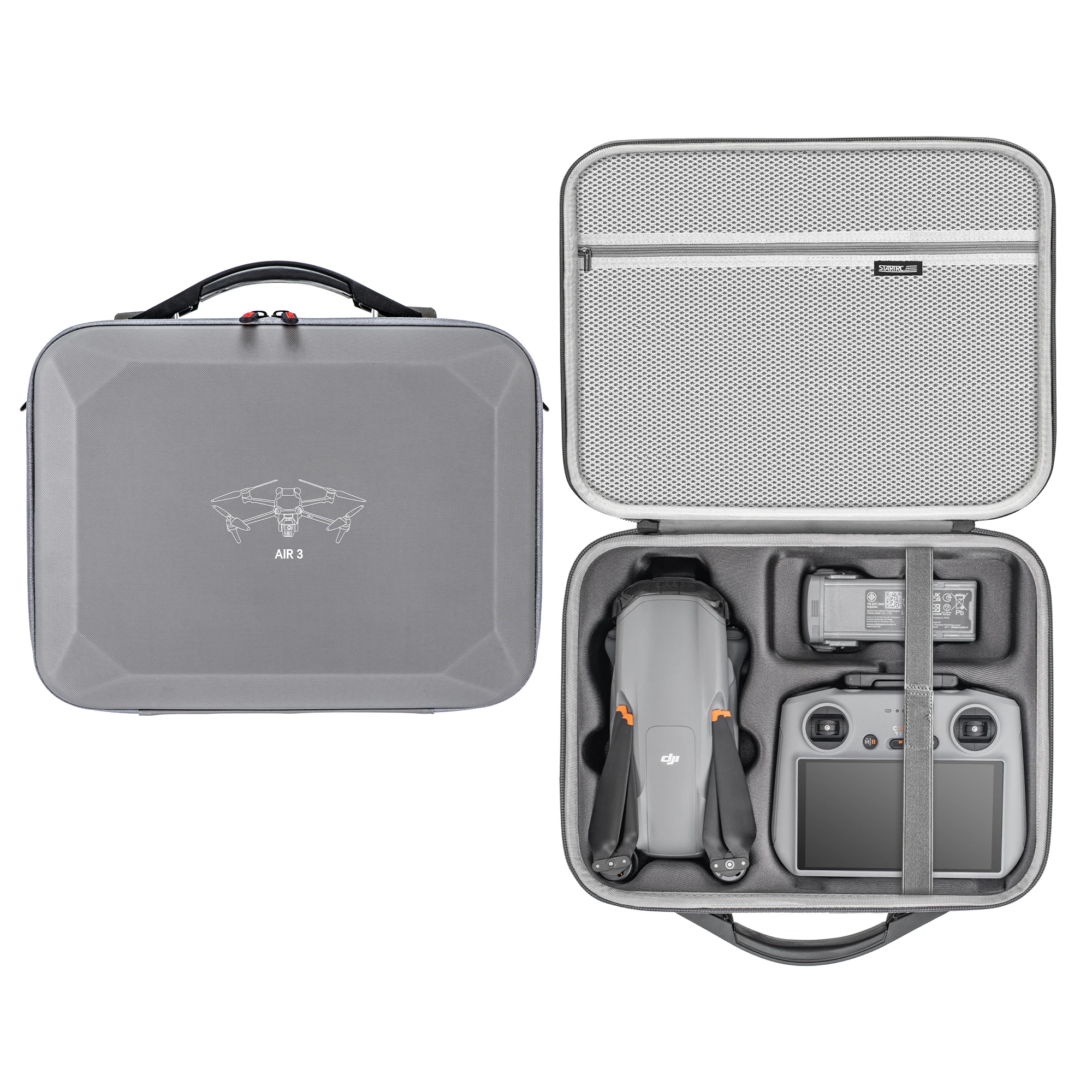 Portable Carrying Case for DJI Air 3 Fly More Combo Accessories Box Storage Bag Waterproof Handbag for DJI RC N1/N2