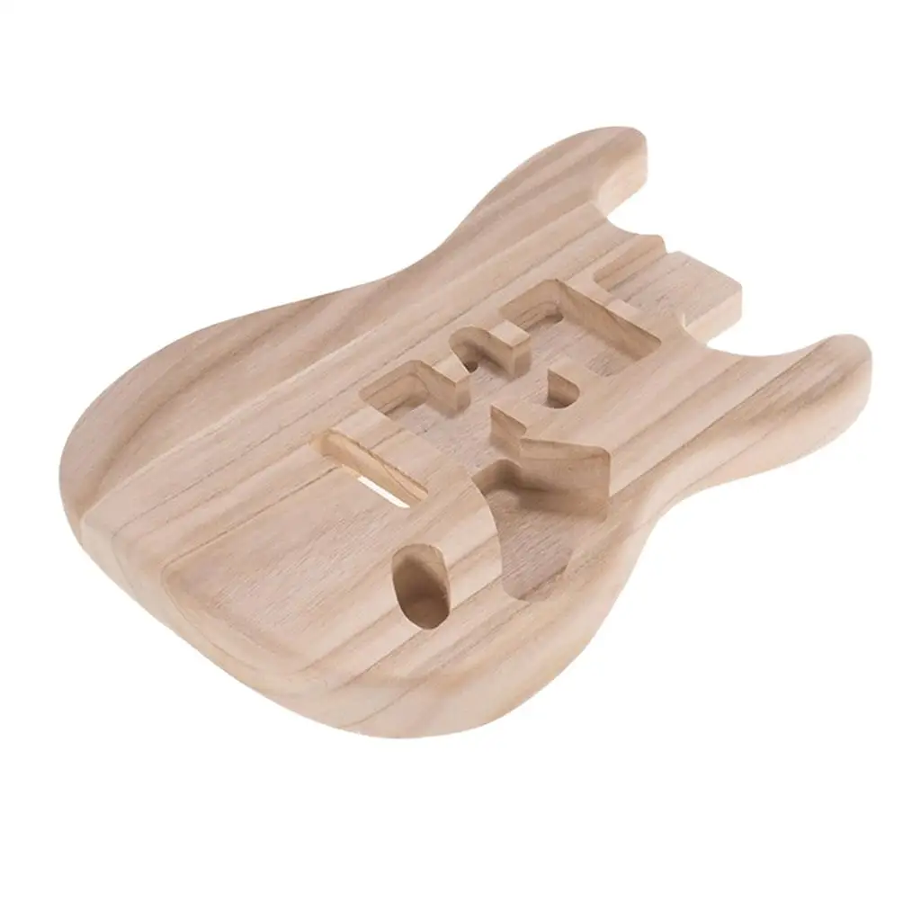 Cuerpo de guitarra de madera sin terminar para guitarra eléctrica ST, Sycamore