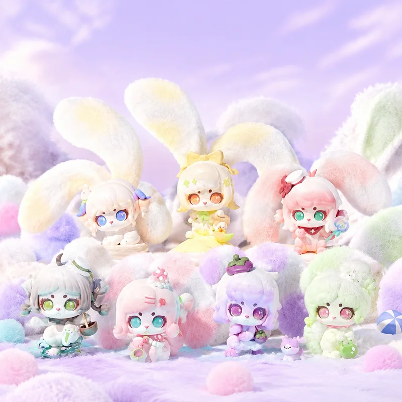 Special Offer Cup Rabbit Fantastic Fruit Plush Blind Box Cute Desktop Ornament Decor Collectible Toys Surprise Birthday Gift