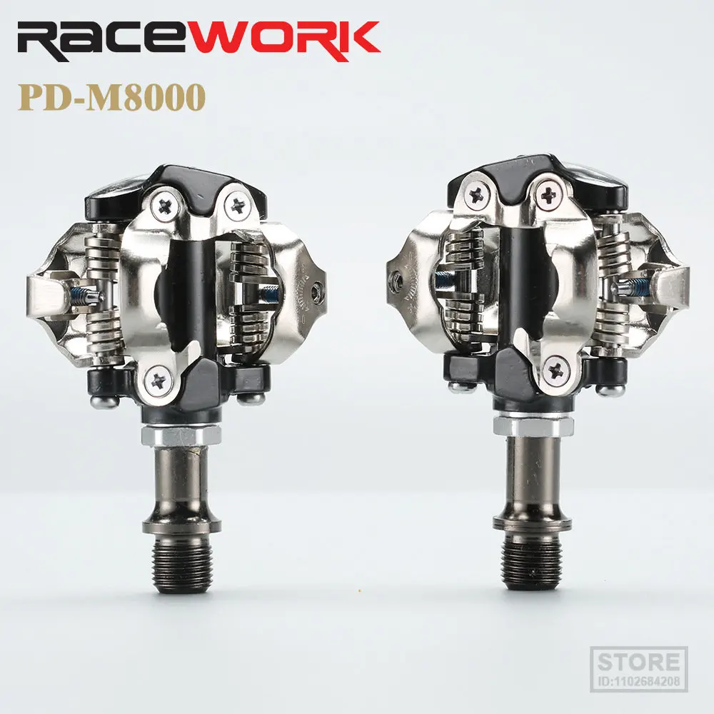 

Велосипедная педаль RACEWORK DEORE XT PD-M8000, самоблокирующиеся педали SPD, компоненты для горного велосипеда, используемые для shimano