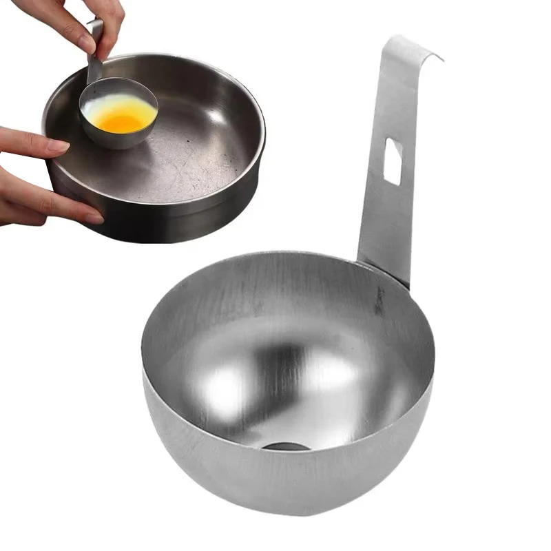 1Pc Edelstahl Eierkocher Pochiertes Ei Maker Ei Pochieren Pan Nonstick Ei Pochin Gekocht Halter Ei Dampfer Rack