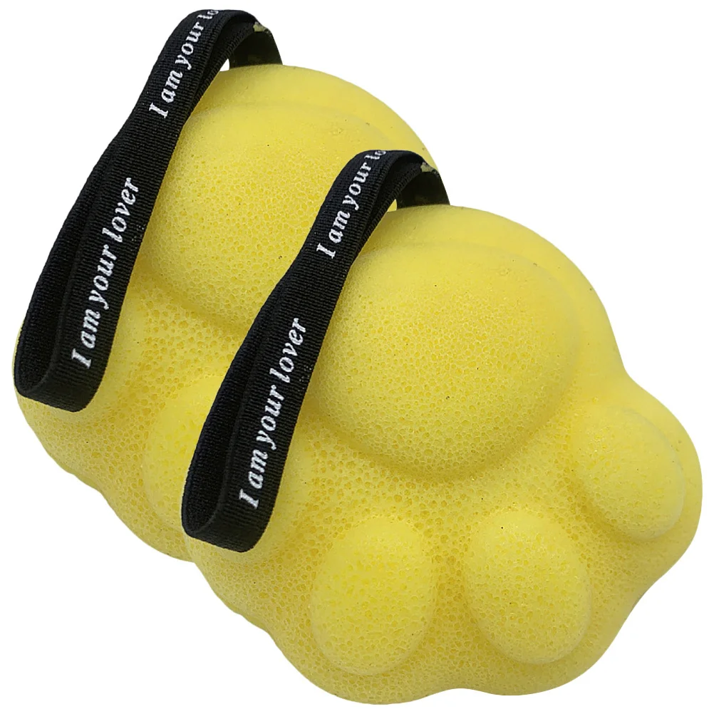 

2pcs Honeycomb Bath Sponge For Shower Body Scrubber Back Washer Exfoliating Sponge With Hanging Bathing Brush Luffa Body Brush