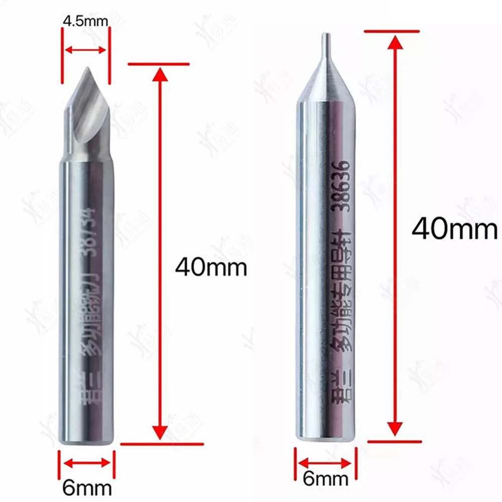 2 In 1 Milling Cutter Set for Dimple Keys and Laser Cut Car Keys Locksmith Tools for Manual Vertical Key Duplicating Machine