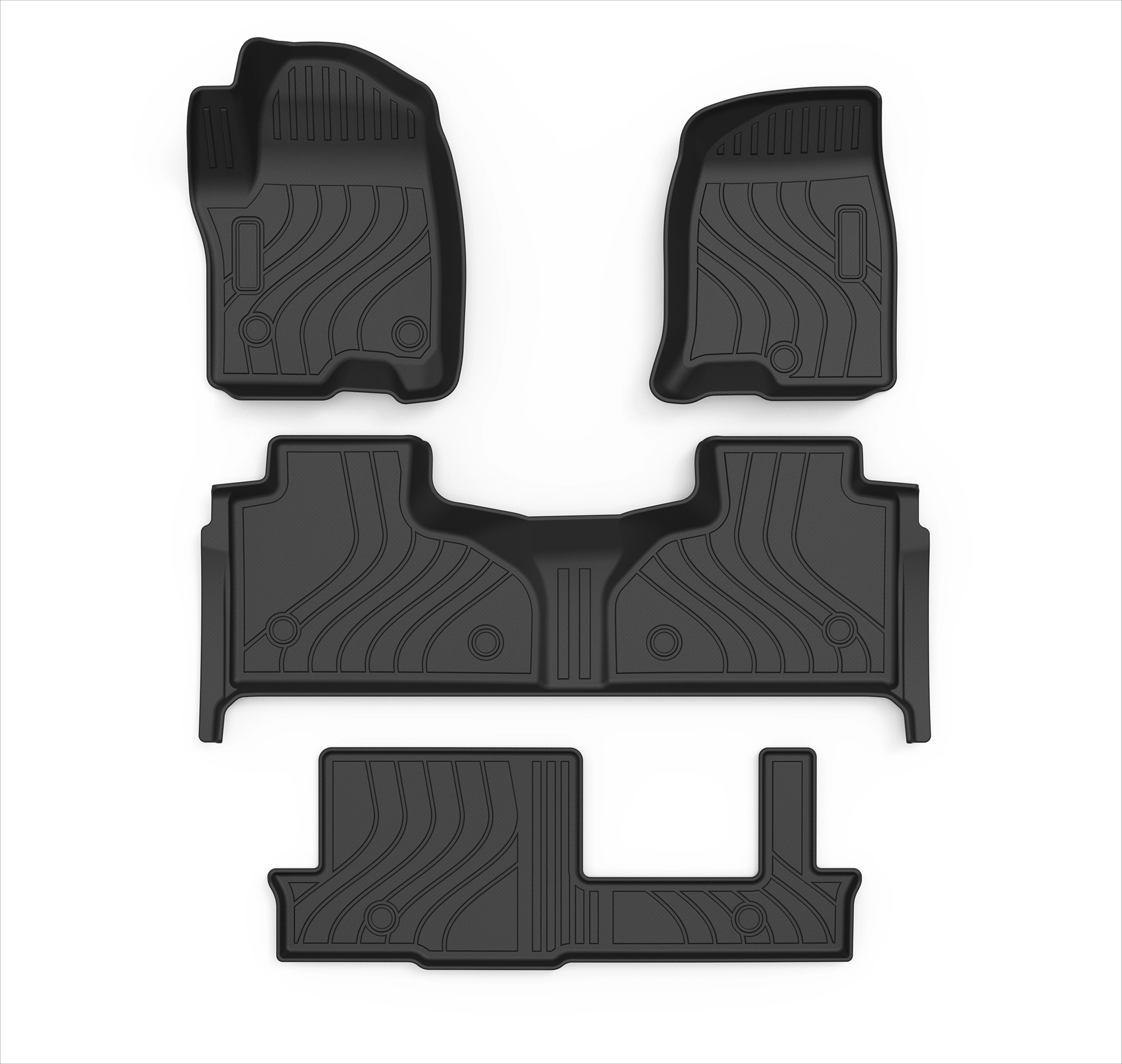 

Eco-friendly Car Foot Mat Interior for 8 Seats Tahoe 2021-2024 Non-skid Car Mats