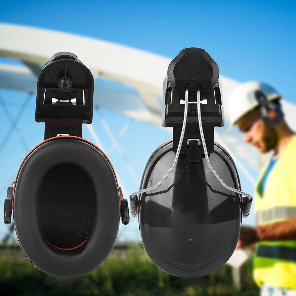 ZK30 Earmuffs Noise Reduction Hearing Protection Ear Defender for Safety Cap Factory Construction Welding Anti Hat