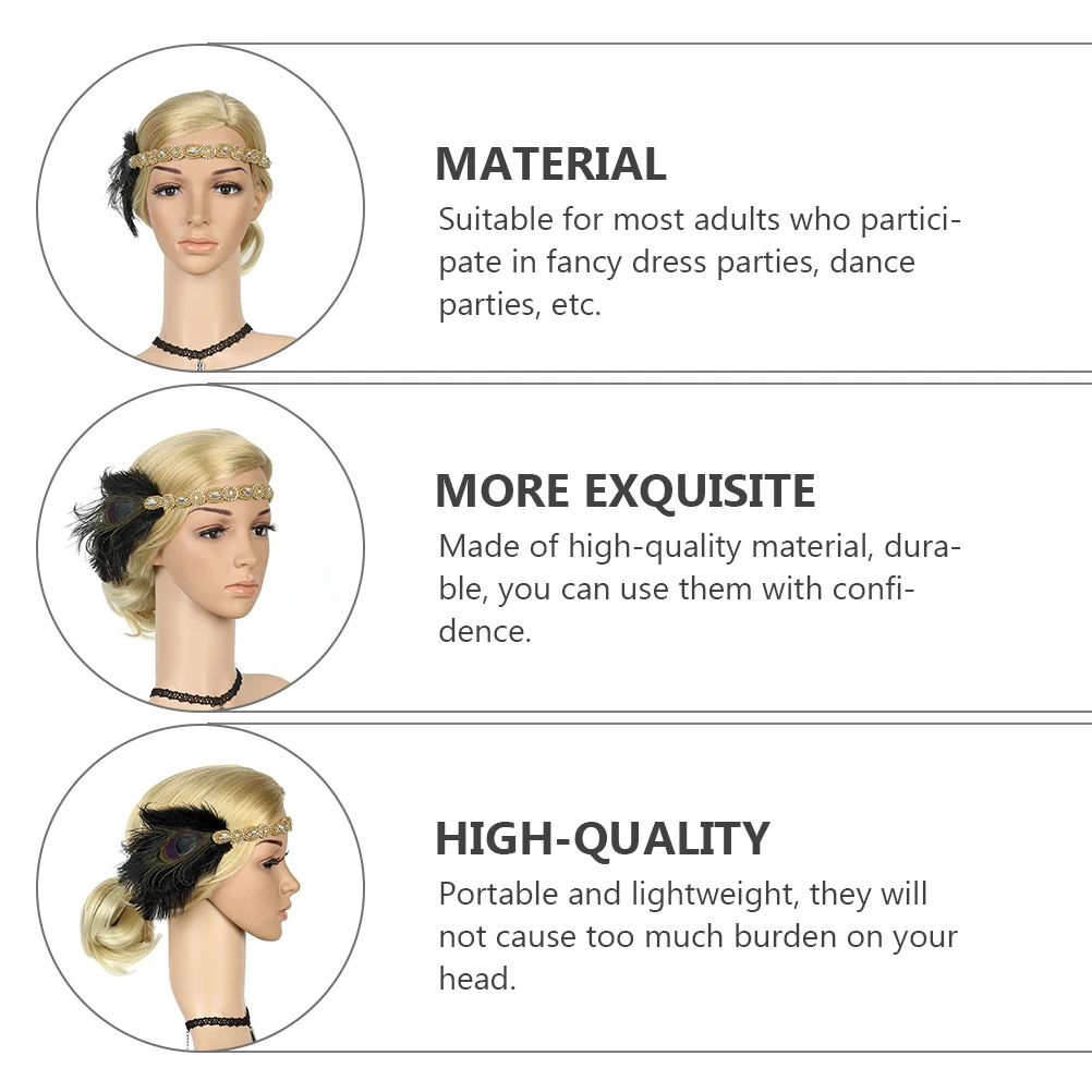 

Vintage Headb Party Hair nament Decor Fascinator Women Elegant Fashionable Lightweight Adult
