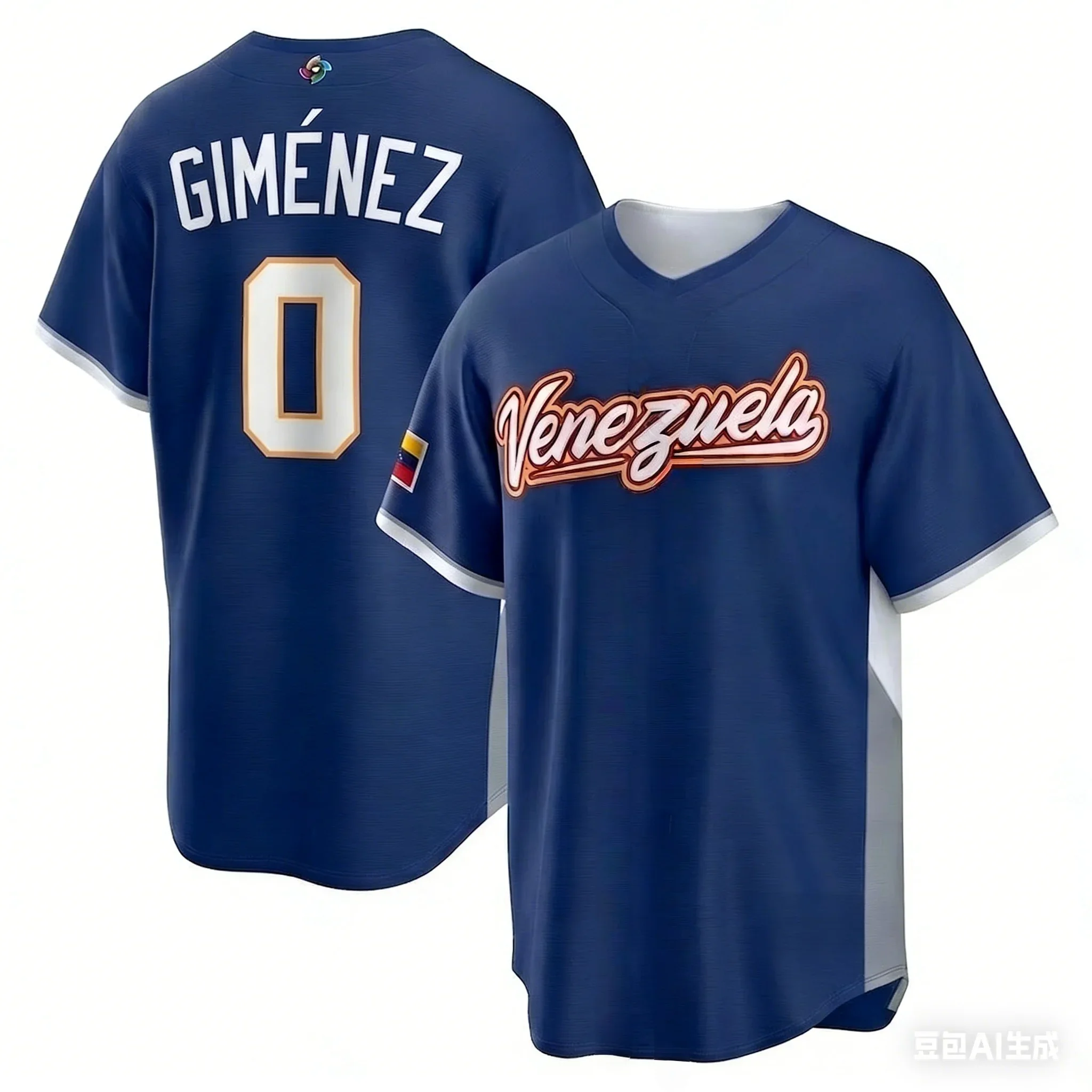 2026 New 3d Printing Venezuela WBC Home Baseball Jersey Ronald Acuna Jr #21 Jose Altuve #27 Men Kids Sports Baseball T Shirts