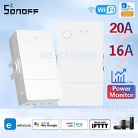 SONOFF POW Origin 16A Smart Power Meter Switch WI-Fi Wireless Switch Module With Power Monitoring Work With EWeLink Alexa Google