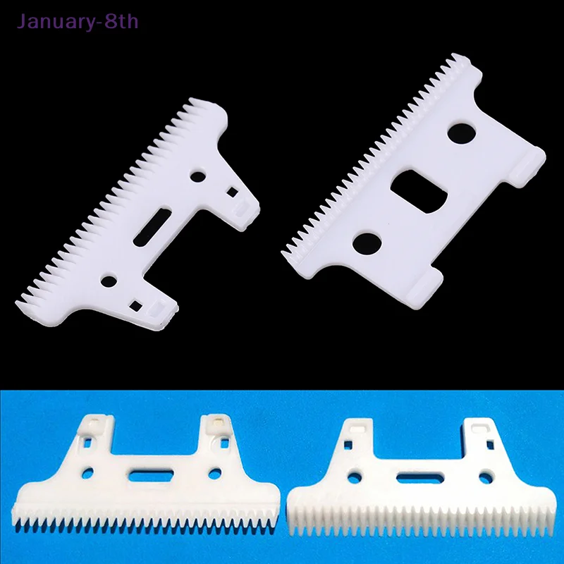 High Quality 30Teeth/32Teeth White Zirconia Ceramic Clipper Blade Cutter Hair Clipper Replacement Tools Hair Clipper Accessories