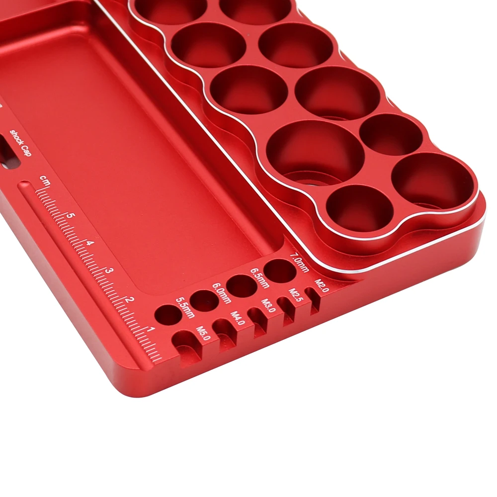 1/8 1/0 1/12 1/14 RC Car Boat Drone Screwdriver Repair Tool Shelf Hex Screwdriver Kit Holder Tool Rack Storage Screw Tray