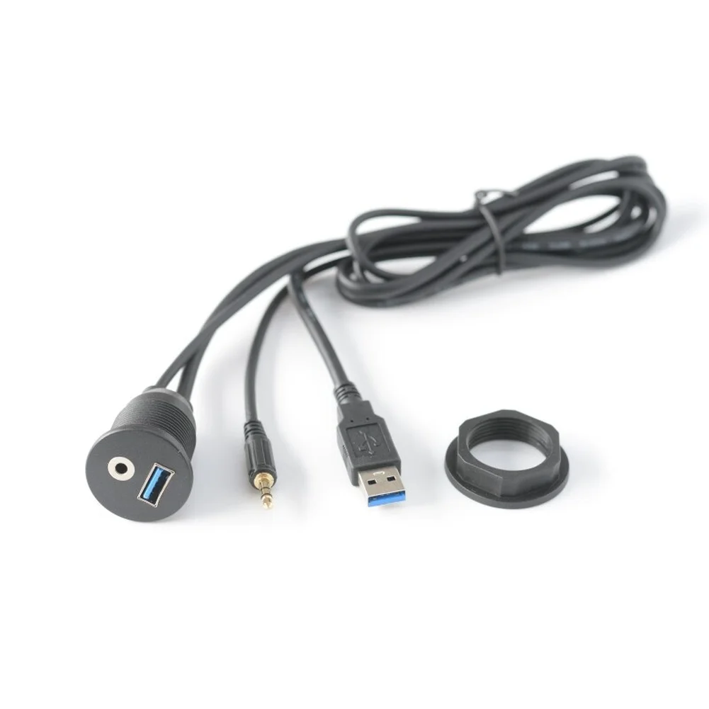 Motorcycle USB Socket Dash Mount USB Port Easy Car Installation Kit Minimal Signal Interference Easy DIY Installation