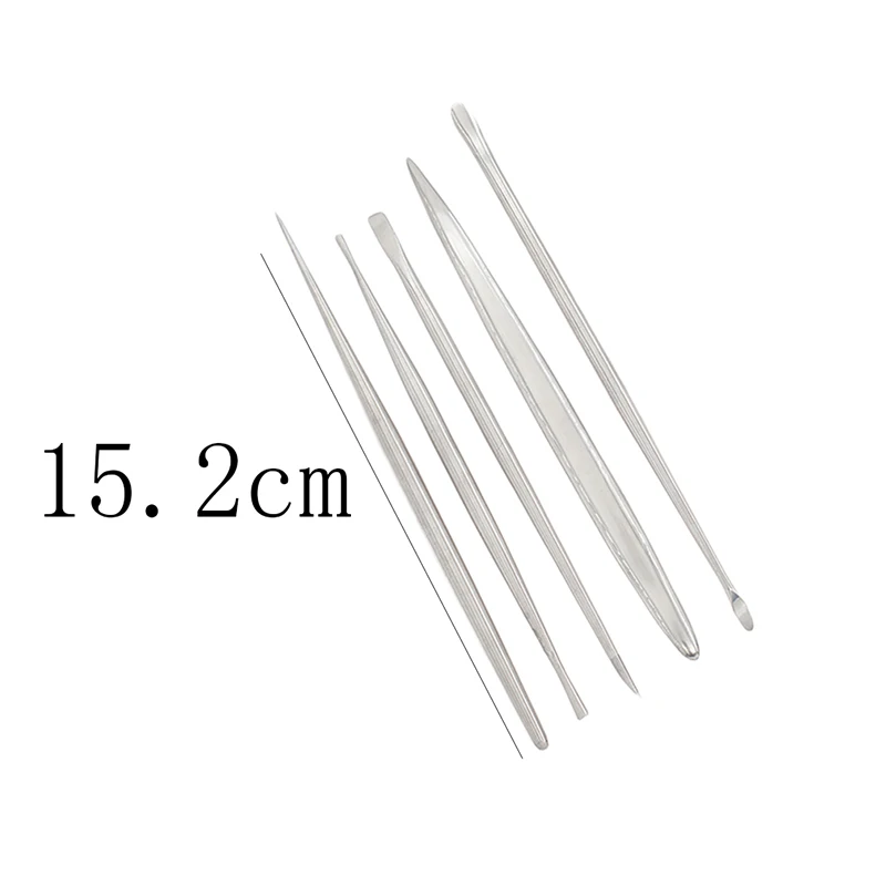 Clay Sculpting Tool Set Rod Detail Needle For Pottery Clay Modeling Carving Tools Metal Handmade Craft Tools Accessories 1Set