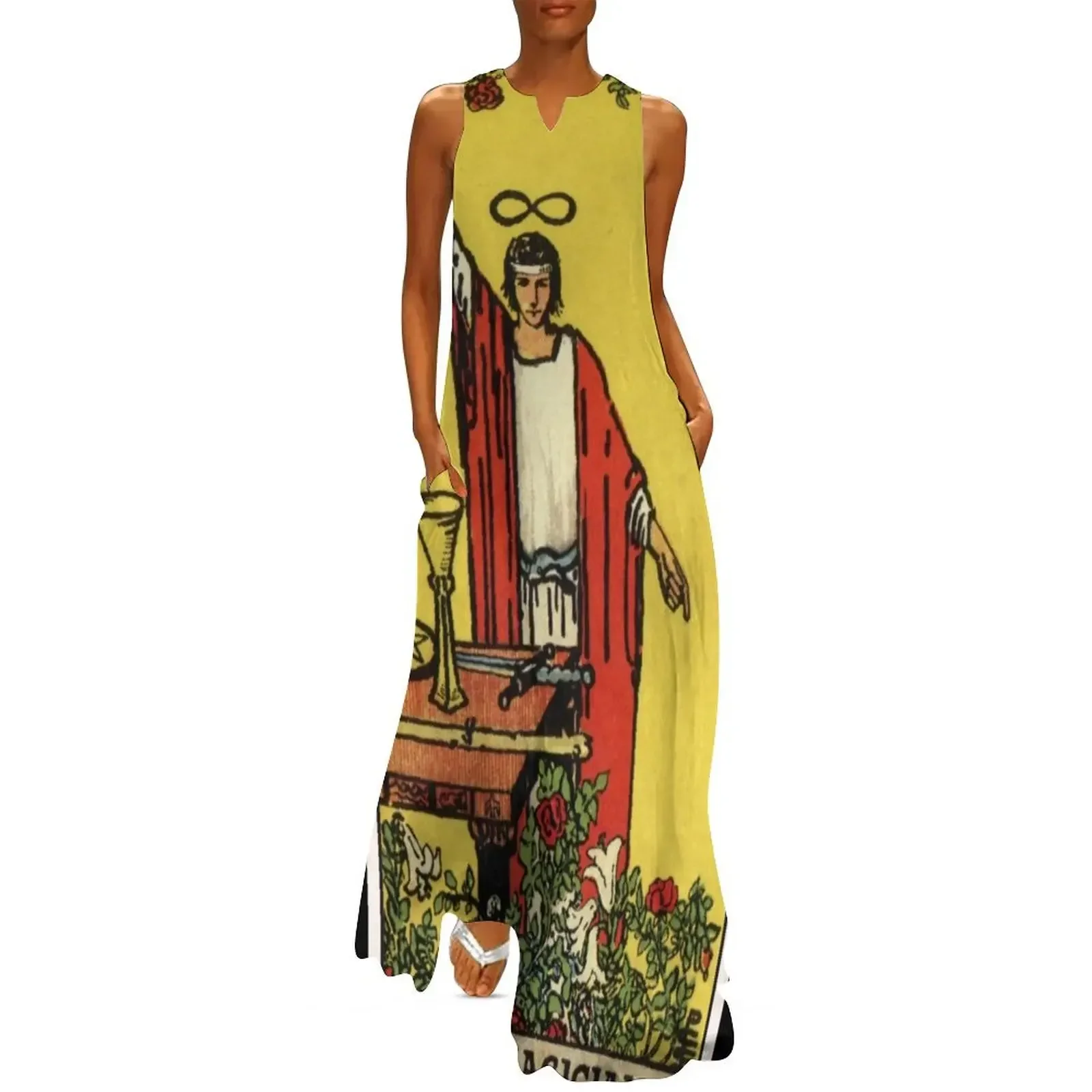 

I. The Magician Tarot Card Long Dress dresses korean style summer clothes sensual sexy dress for women prom dress
