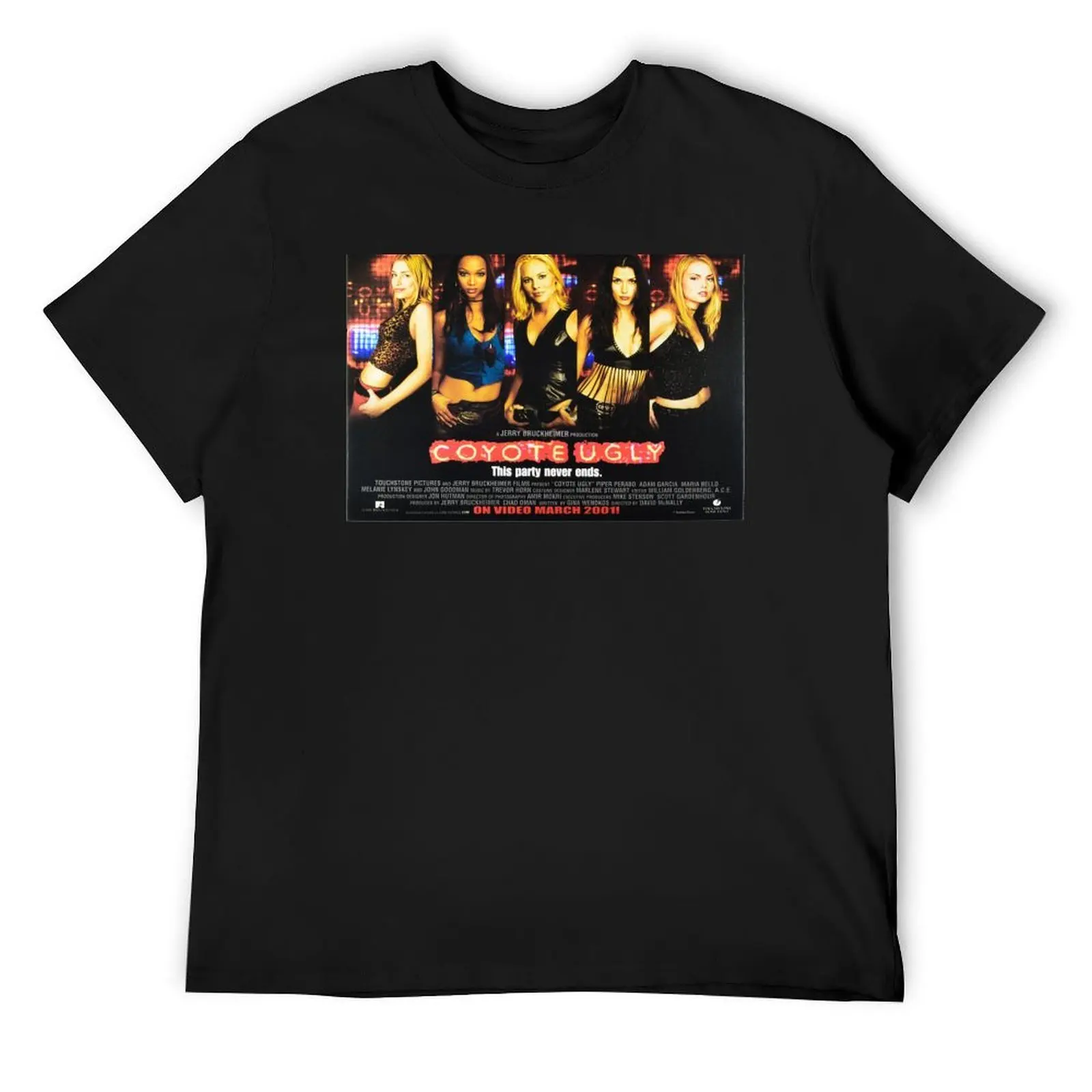 

COYOTE UGLY (2000) Handbill Art: Capturing the Essence of a Timeless Film T-Shirt cotton man t-shirts workout shirts for men