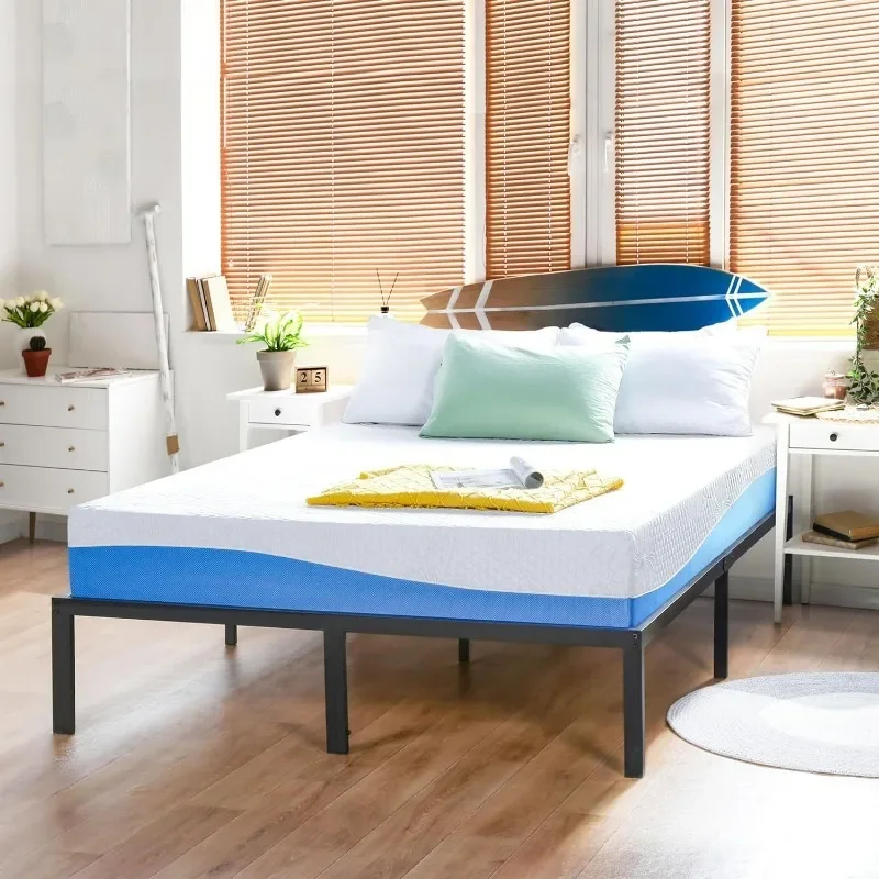 Cal King Mattress, 10 Inch Gel Memory Foam Mattress, Gel Infused for Comfort and Pressure Relief, CertiPUR-US Certified
