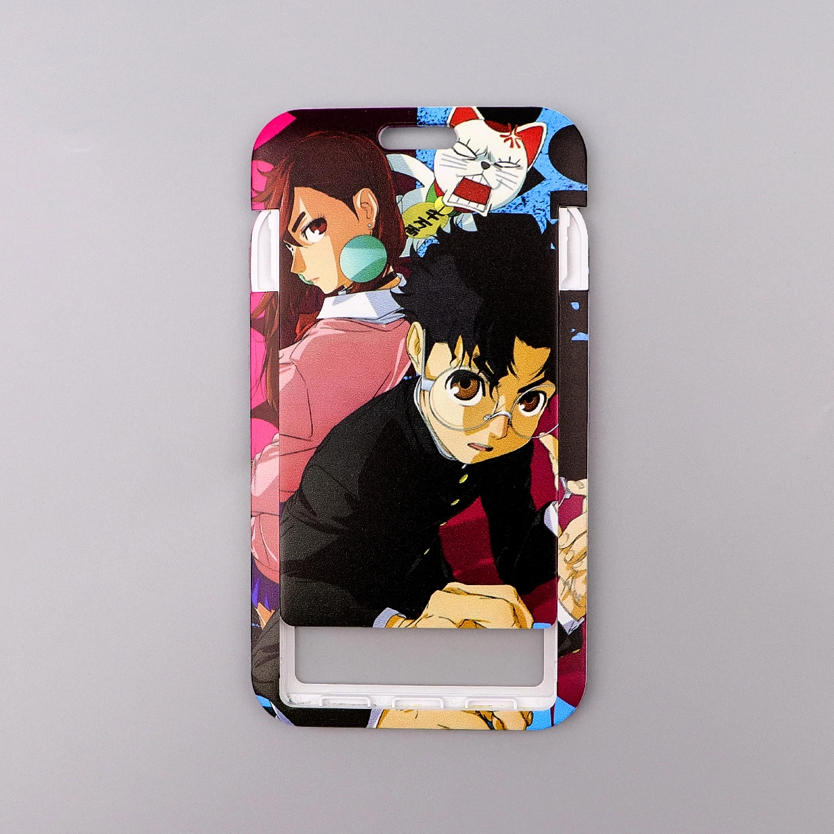 Cartoon Cat Monster ID Badge Holder Lanyards Anime Door Card Case Hanging Rope Neck Strap Keychain Business Card Gift