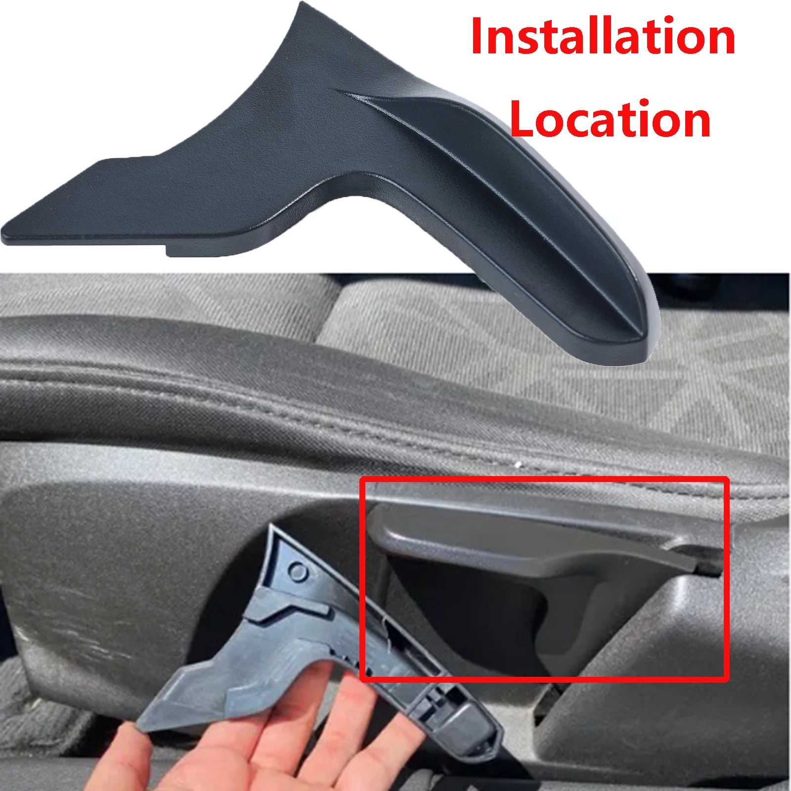 For Ford Focus C-max Fiesta Seat Base Adjustment Handle Lever Front Left or Right 1531242 1706222 8A61A61735AA 8A61A61734AA