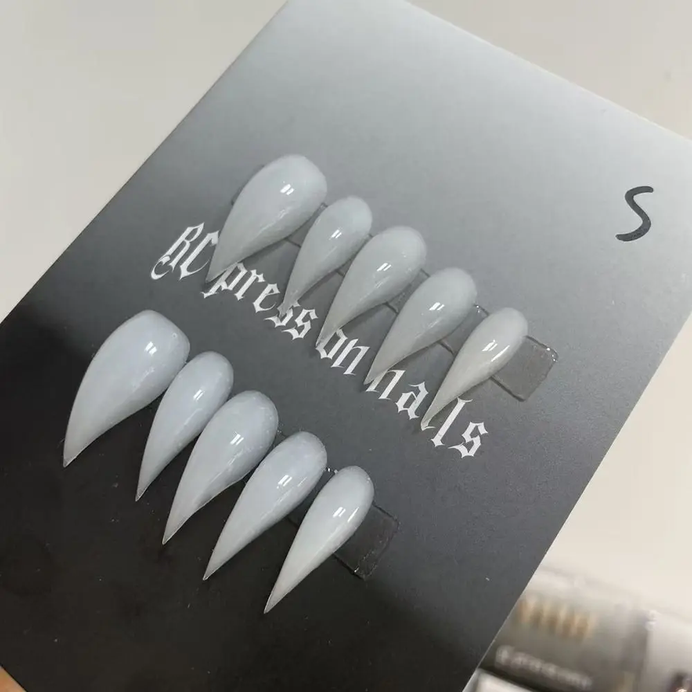 10 قطعة فن الأظافر النهائي اليدوية التنين درع النسر والقط مخلب اضغط على الأظافر كاذبة لتقوم بها بنفسك بناء سريع نصائح الأظافر الكاملة #2