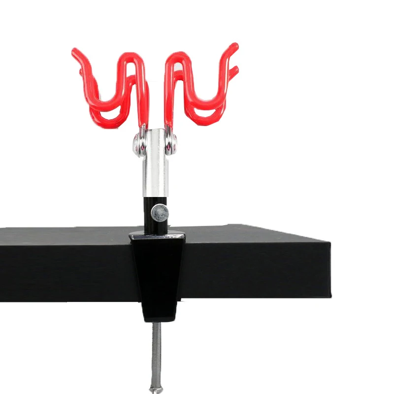 2 Airbrushes Hobby Spritzpistole Teile Tisch Bank Top Mount Airbrush Werkzeug Zubehör Airbrush Halter Clamp-On Ständer hält