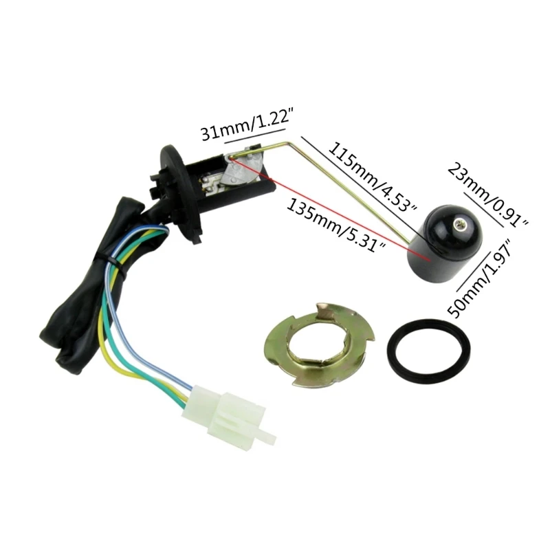 Motorcycles Modification Petrols Level Sender Unit Float For 125-150cc GY6 Scooters Vehicles