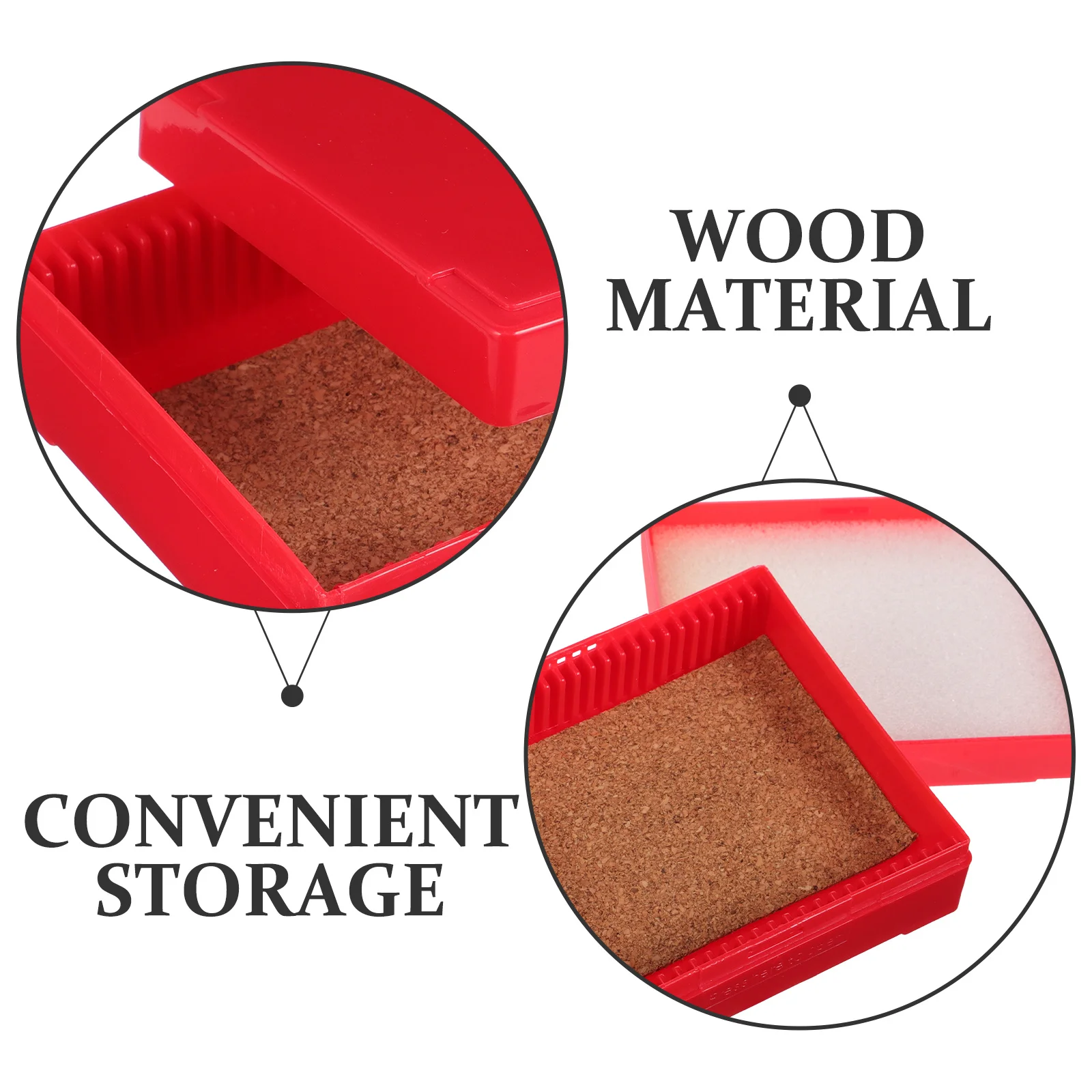 

Reusable Microscope Strong Seal Protection for Lab Slides and Specimens Organizer Specimen Box Microscope Slide Holder