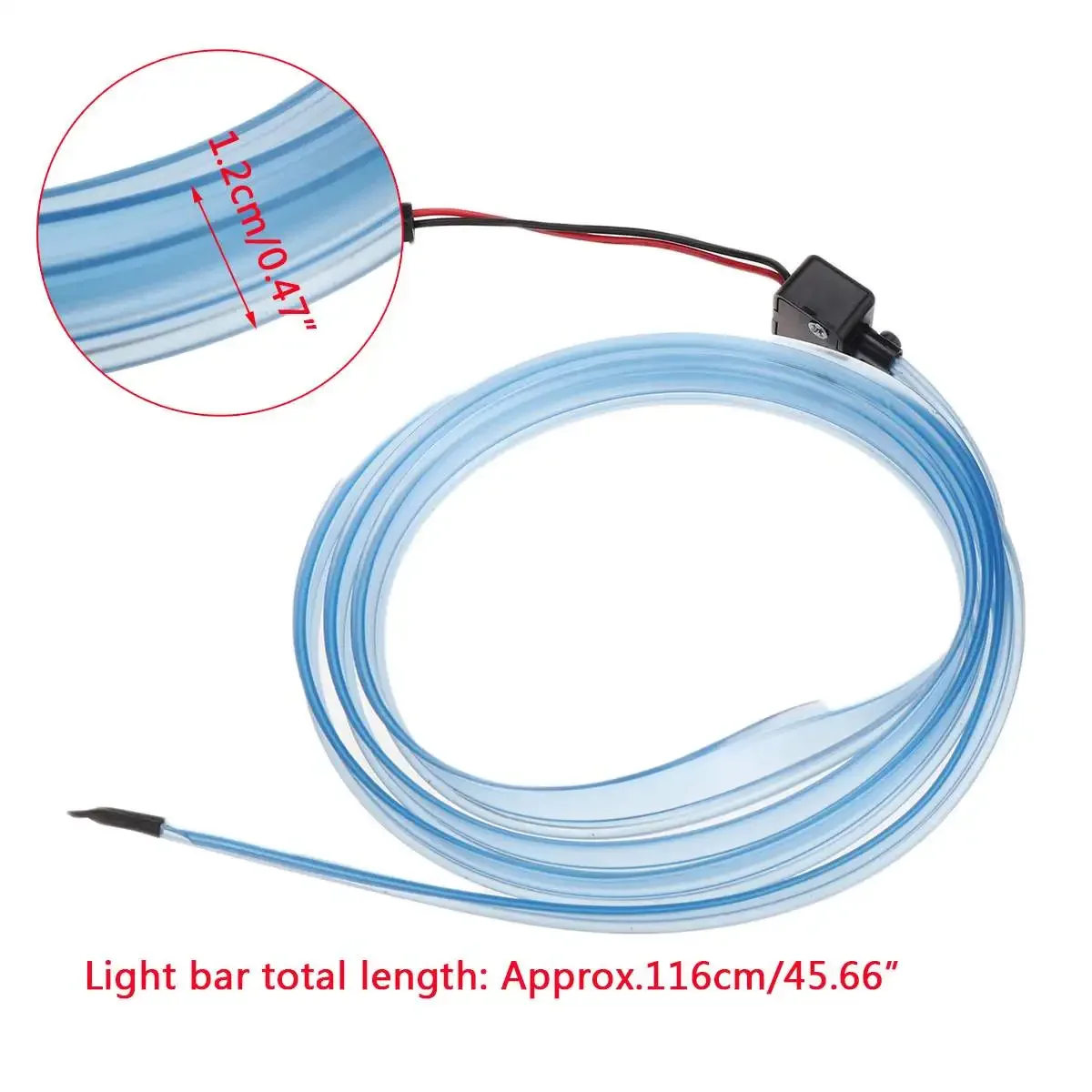 

12 В светодиодная лента для приборной панели автомобиля, атмосферная лампа для приборной панели, синяя светодиодная подсветка для Toyota Highlander 2015 2016 2017