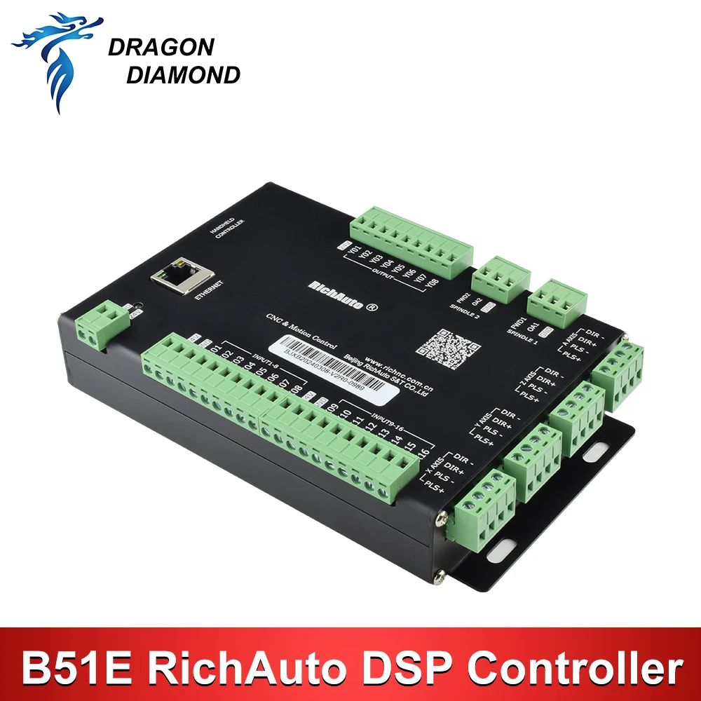 RichAuto DSP B51 Controller CNC USB B51E Supporto controller a 3 assi Stepper per controllo router CNC